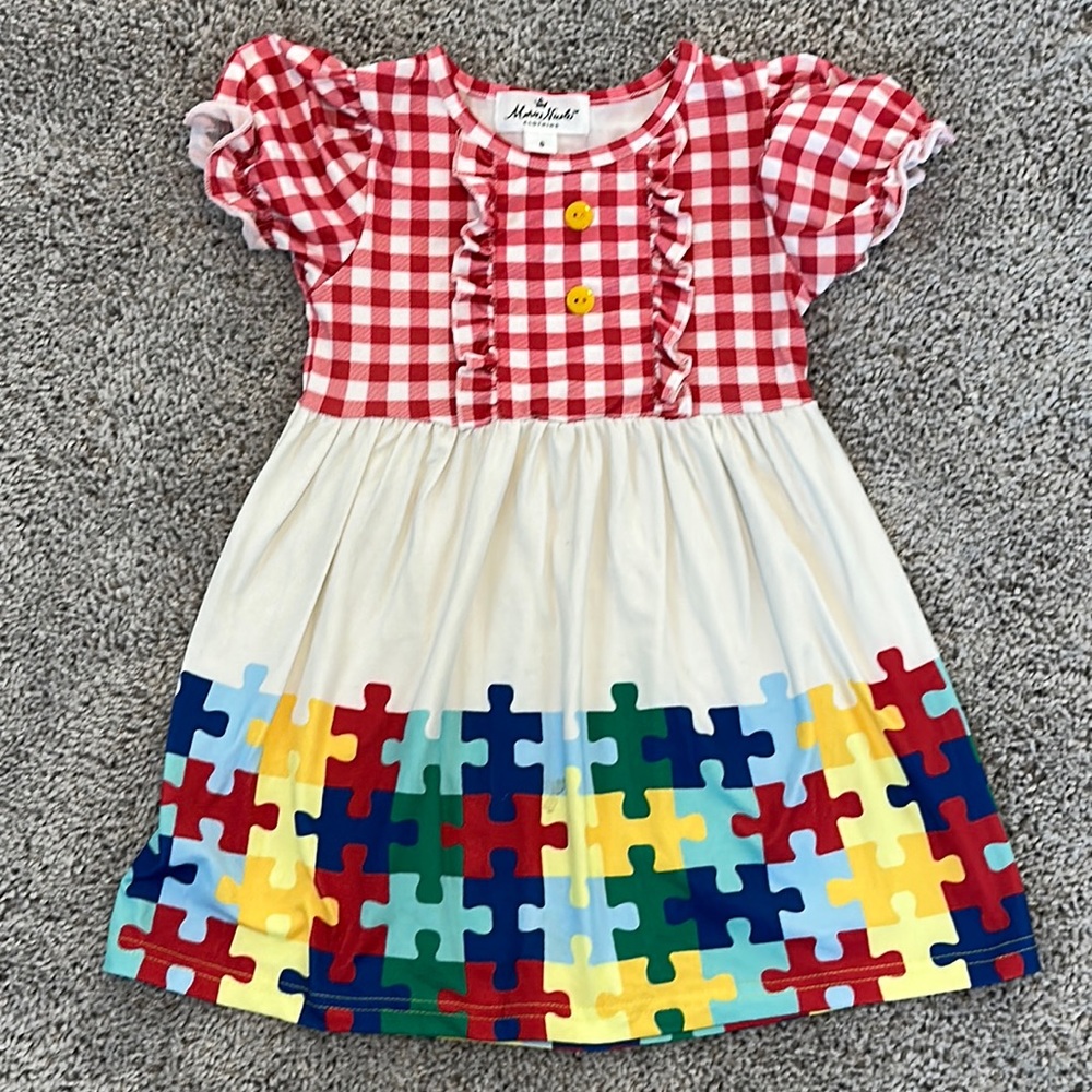 Marie Nicole Clothing Puzzle Twirl Dress Toddler Girl